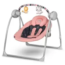 Детское кресло-качалка Lionelo Ruben, розовый