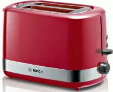 Тостер Bosch TAT6A514, красный/нержавеющая сталь