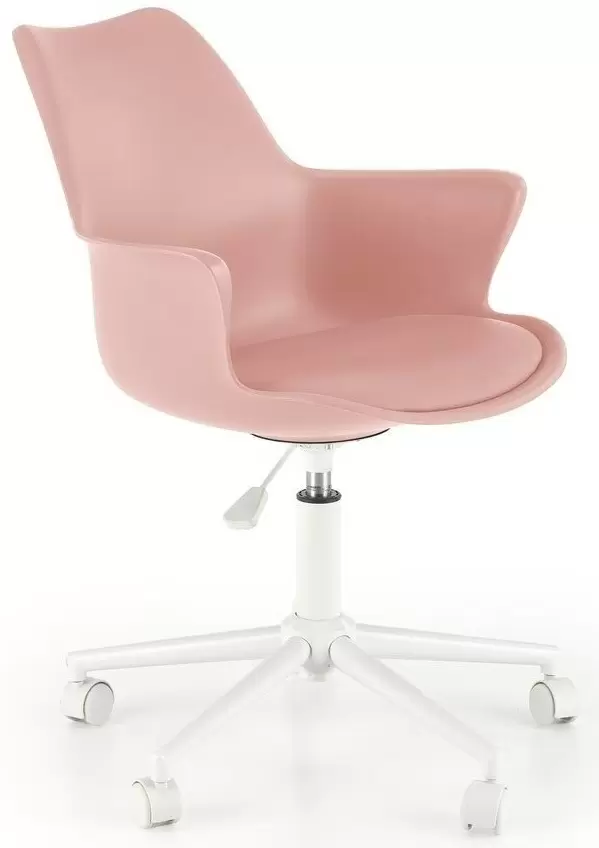 Детское кресло Halmar Gasly, розовый/белый