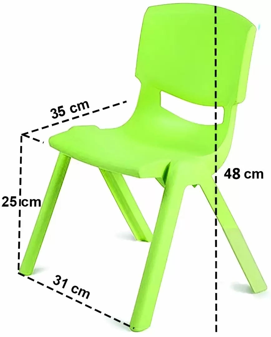 Детский стульчик Turan Fiore Small TRN-048, зеленый