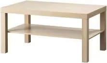 Журнальный столик IKEA Lack 90x55см, беленый дуб