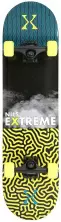 Скейтборд Nils Extreme Brain CR3108SA, желтый/черный