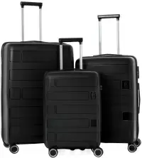 Комплект чемоданов CCS 5236 Set, черный