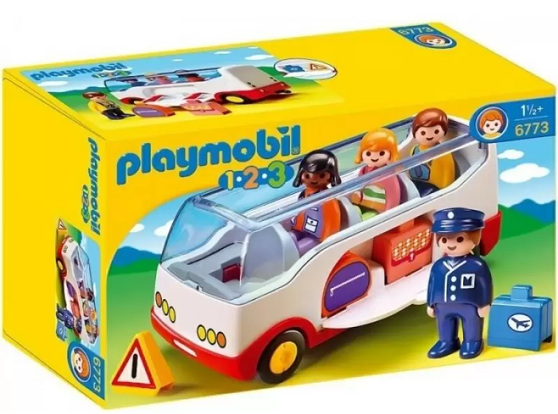 Игровой набор Playmobil Airport Shuttle Bus 1.2.3