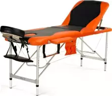 Массажный стол BodyFit 1037, черный/оранжевый