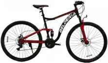 Велосипед Belderia Camp Double Suspension R29 GD-SKD, черный/красный