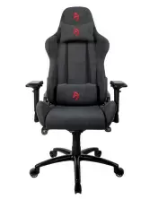 Геймерское кресло Arozzi Verona Signature Soft Fabric, черный/красный