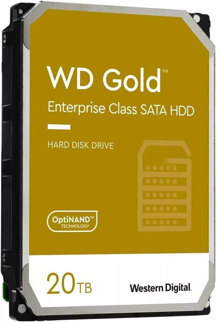 Жесткий диск WD Gold WD202KRYZ 3.5", 20ТБ