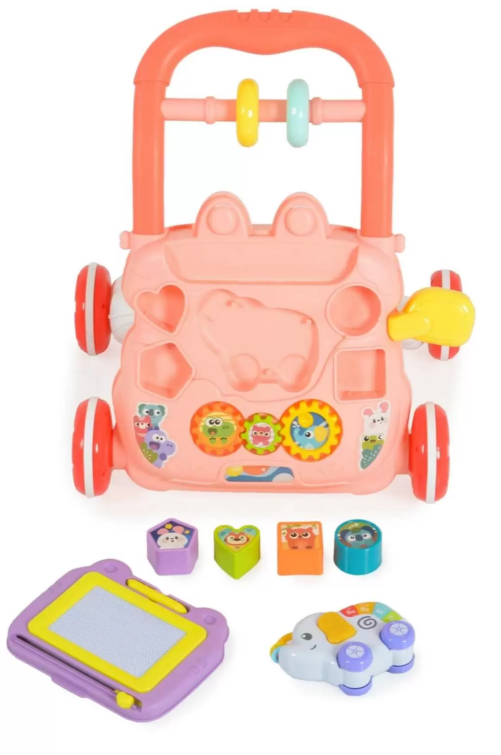 Ходунок Moni Toys Elephant HE0811, розовый