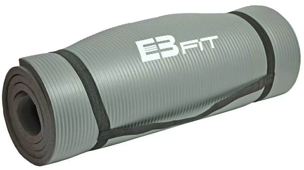 Коврик для йоги EB Fit Fitness Mat NBR, серый