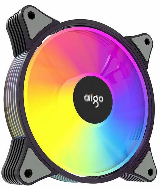 Комплект вентиляторов для корпуса Aigo AR12 ARGB, черный