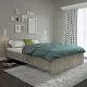 Кровать Haaus 160x200см, дуб сонома