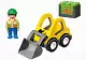 Игровой набор Playmobil 1,2,3 Excavator
