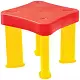 Набор столик + 2 стульчика MochToys Piknik 11852, красный/желтый